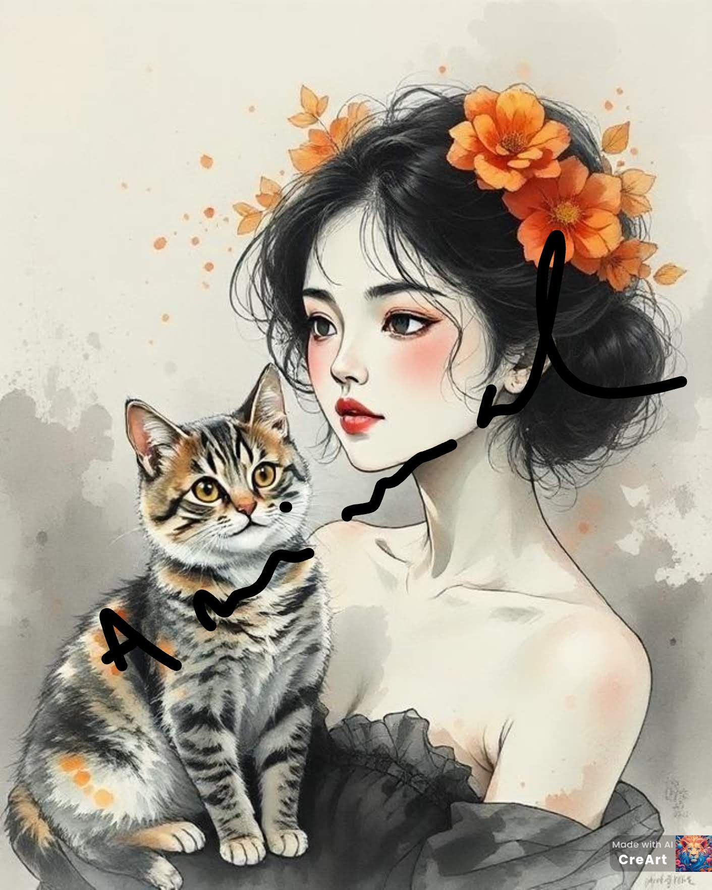 Pack de 14 images féminines animales à télécharger