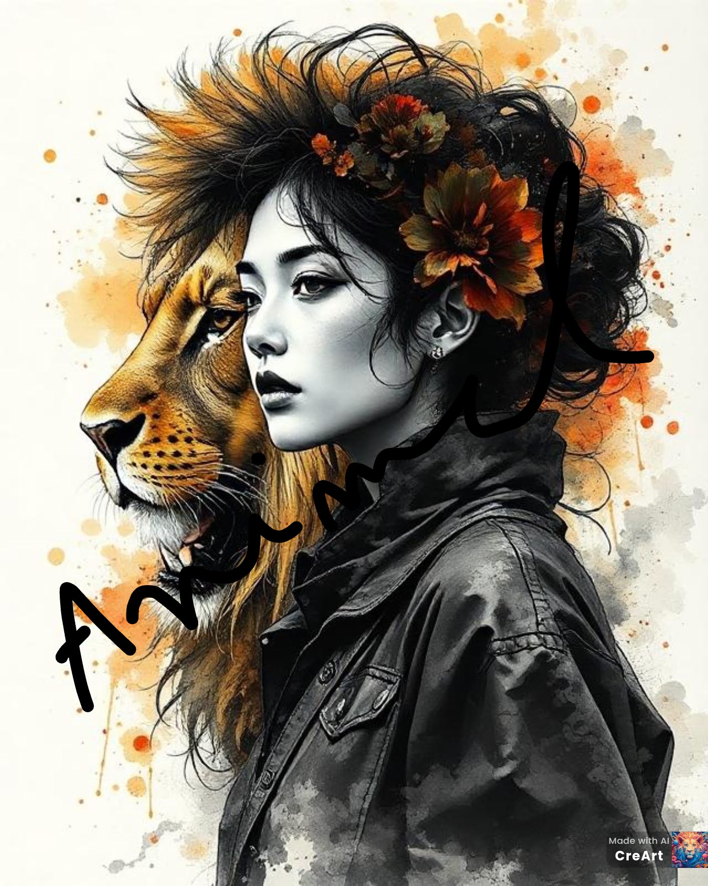 Pack de 14 images féminines animales à télécharger