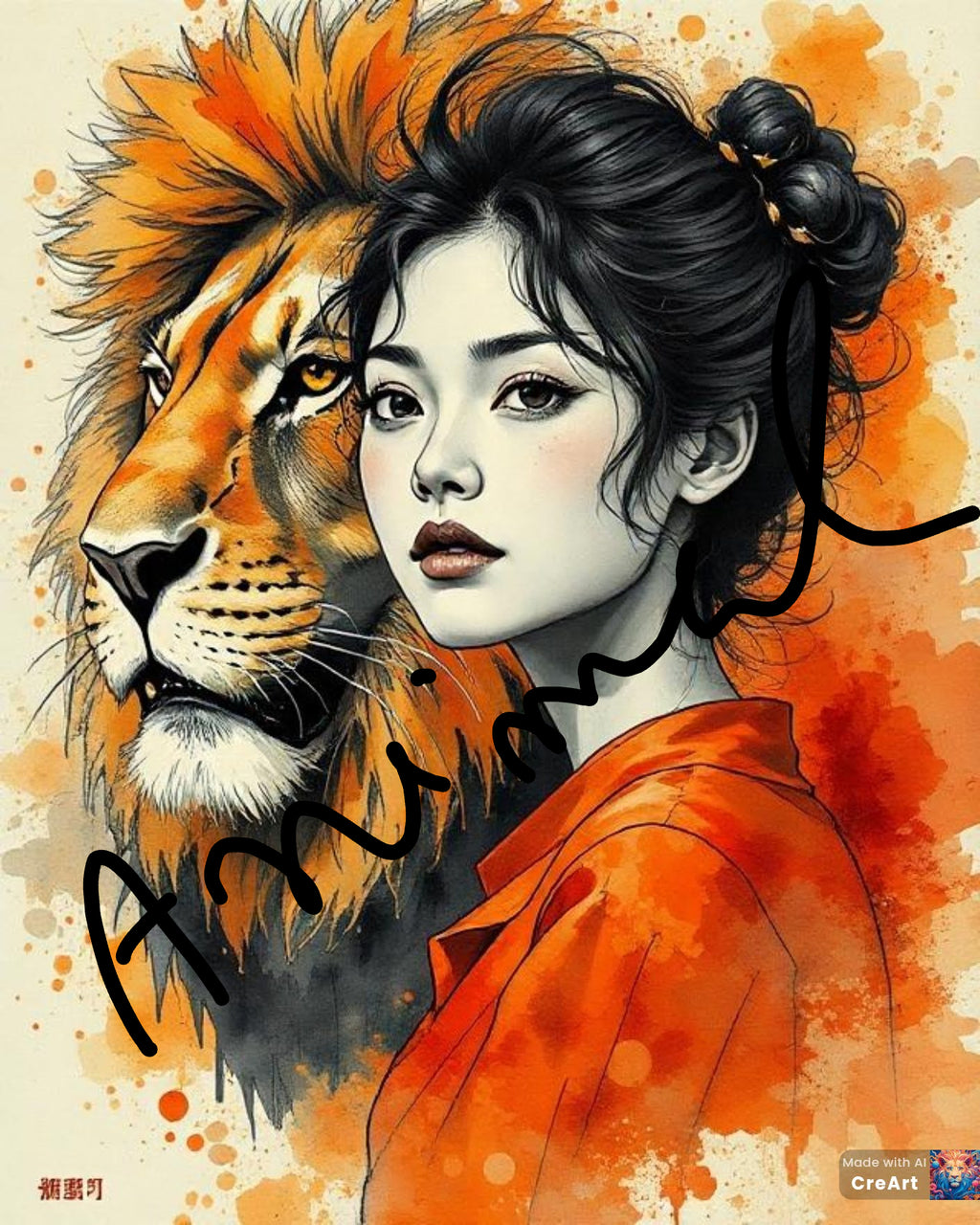Pack de 14 images féminines animales à télécharger