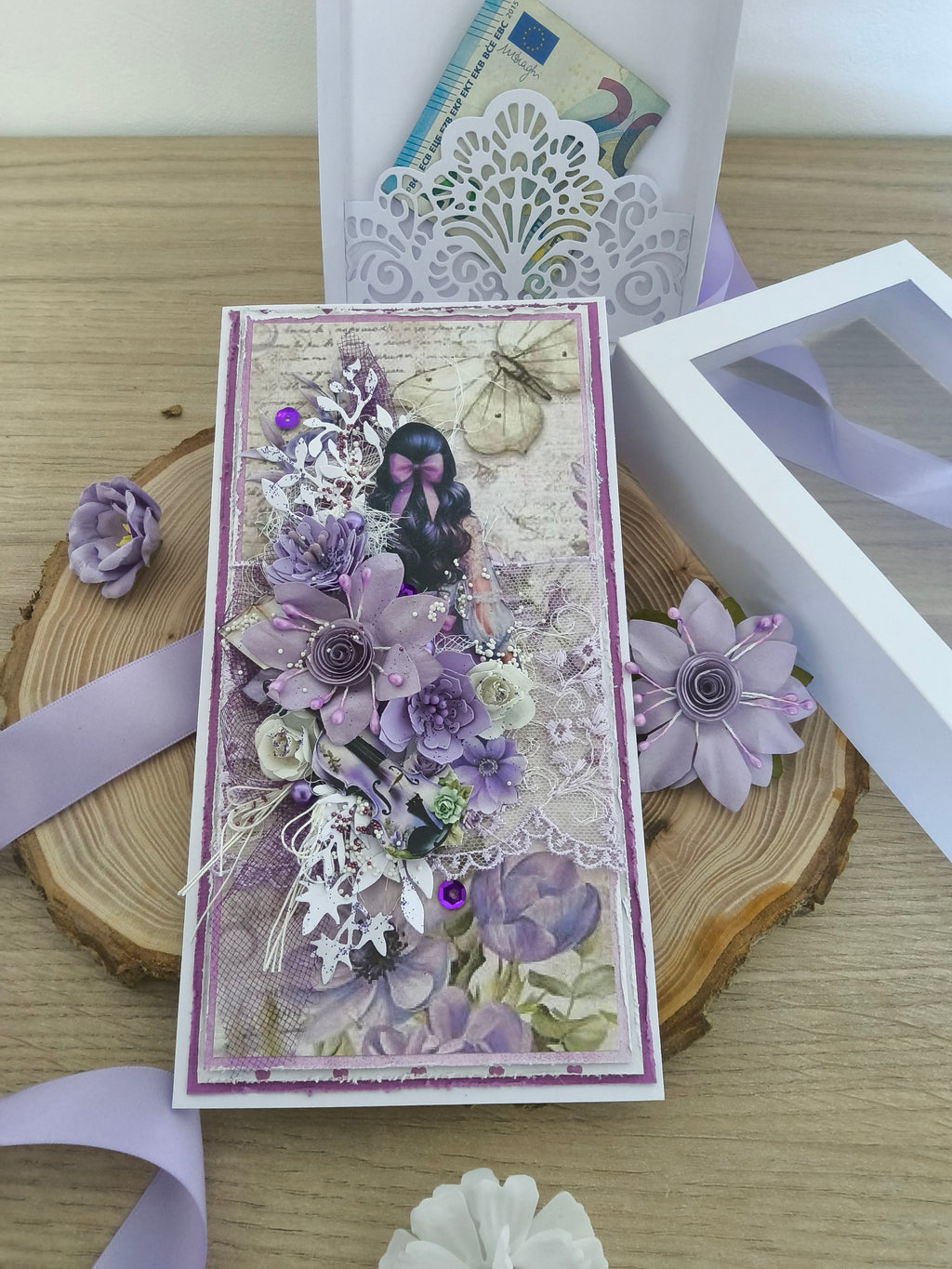 Coffret Carte Cadeau Anniversaire — Mystère Lilas