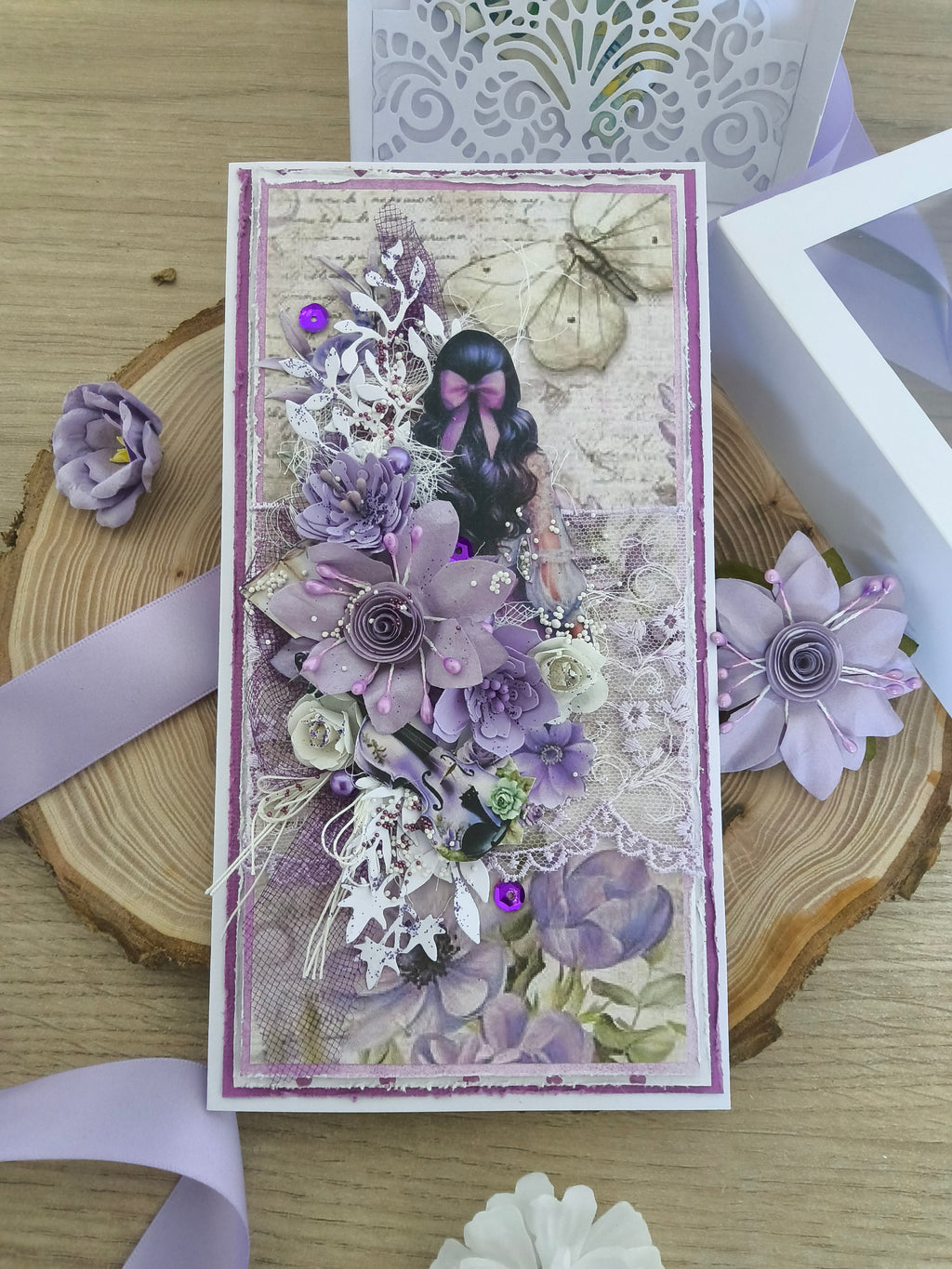 Coffret Carte Cadeau Anniversaire — Mystère Lilas