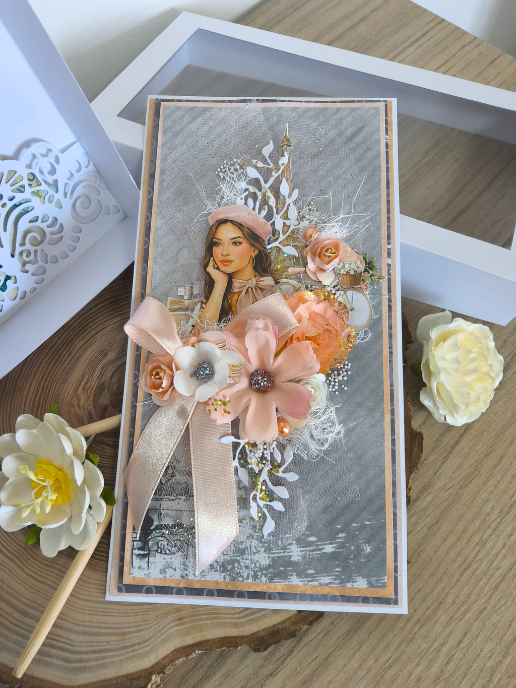 Coffret Carte Cadeau Anniversaire — Parisienne Saumon
