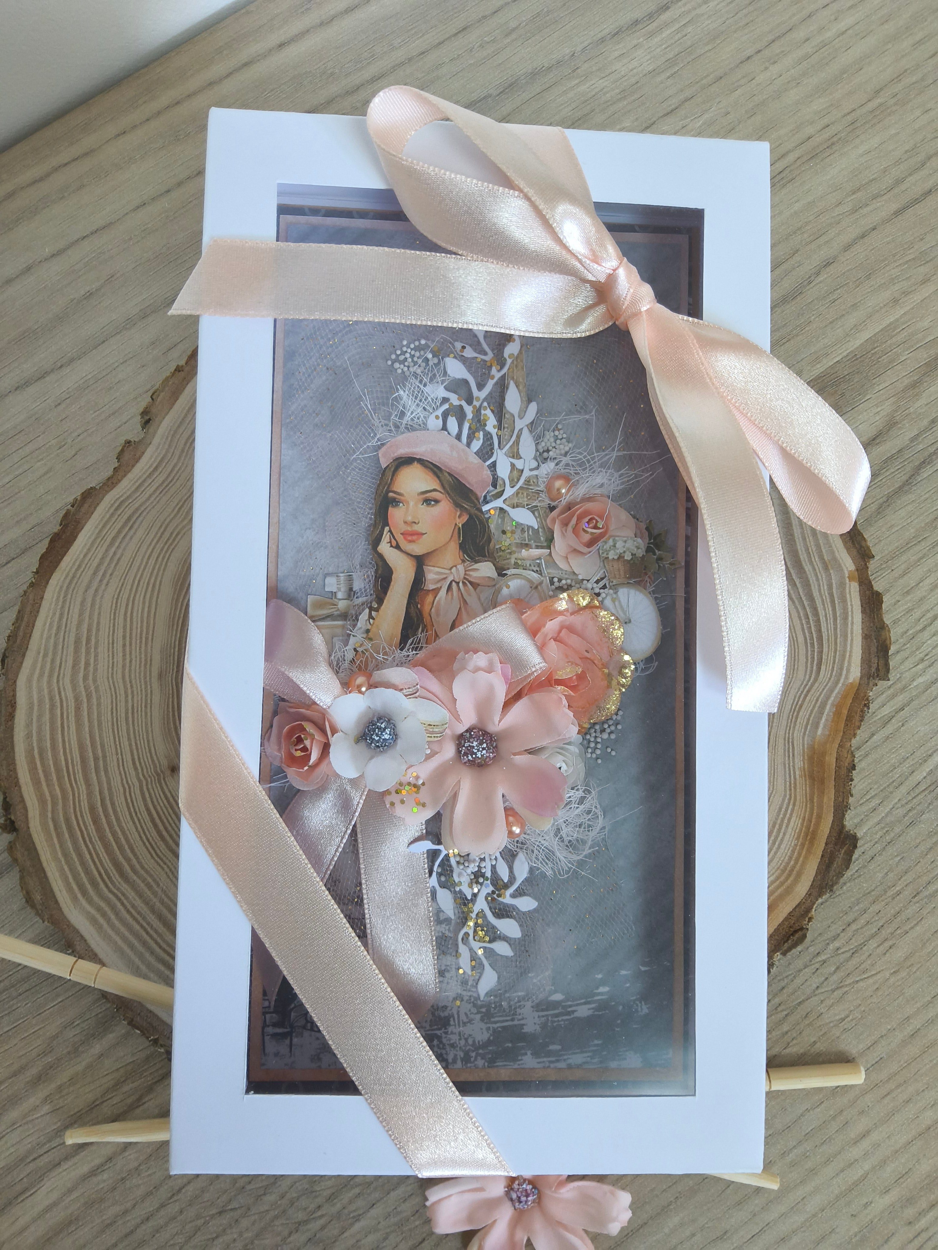 Coffret Carte Cadeau Anniversaire — Parisienne Saumon