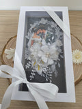 Coffret carte mariage noir et blanc