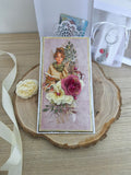Coffret Carte Cadeau Maîtresse — Illustration Vintage Fleurie