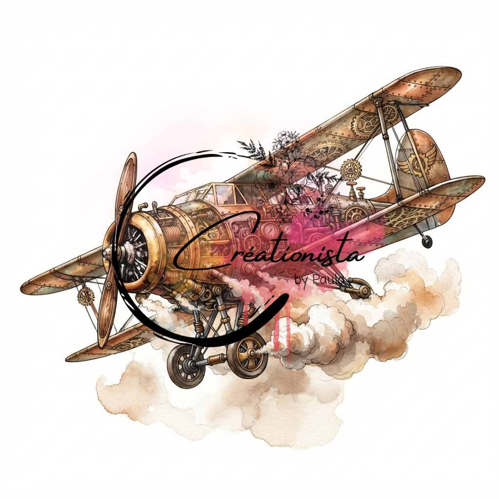 Pack de 25 Images Steampunk Numériques pour Art Journal