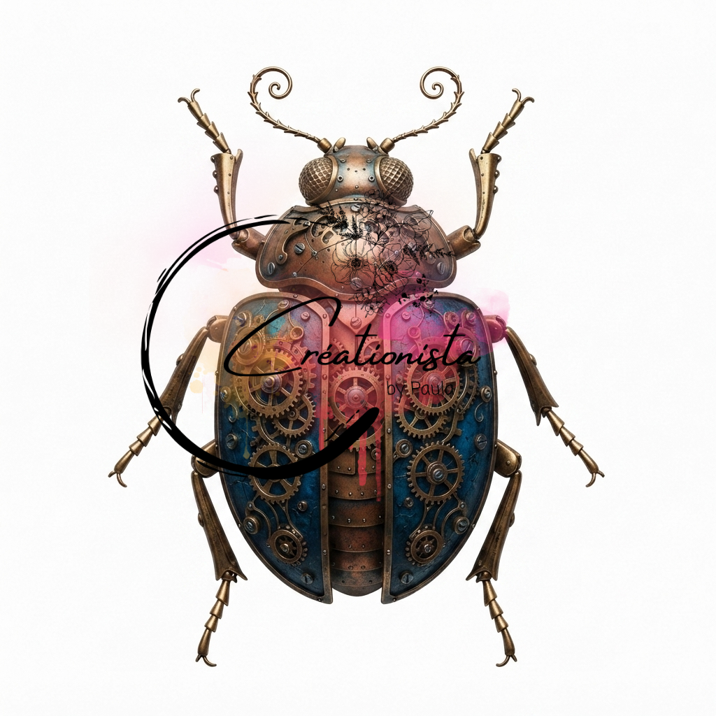 Pack de 25 Images Steampunk Numériques pour Art Journal