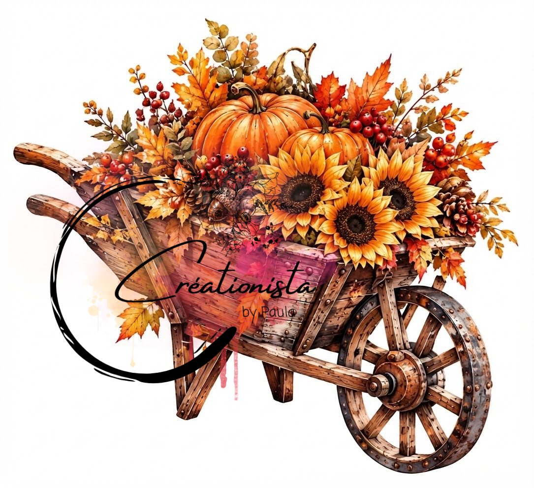 Lot de 22 images numériques Automne