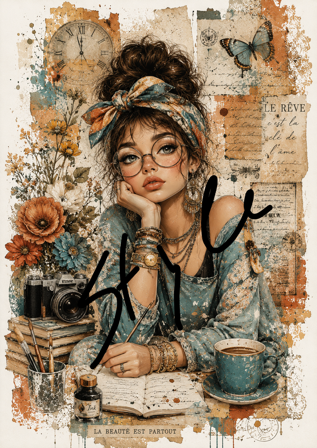 Pack de 20 images numériques – Mélange de styles